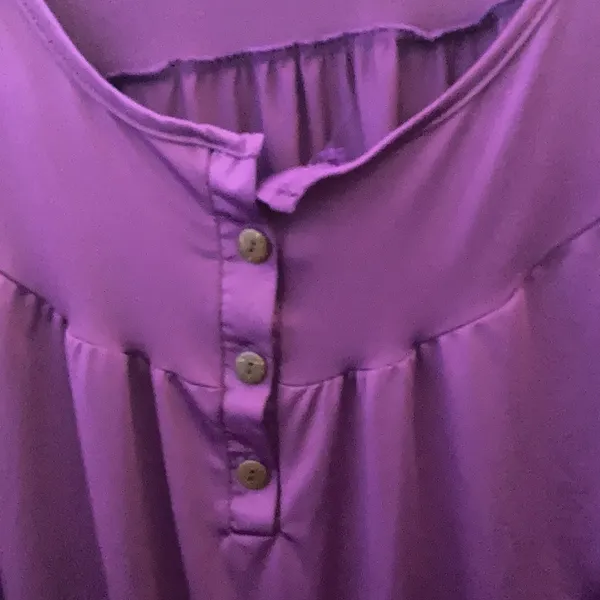 FINAL MARKDOWN Ladies purple convertible sleeve top xxl - Image 2