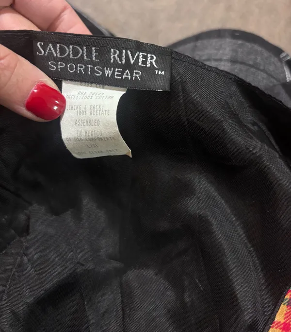 Vintage Saddle River Sportswear Sz L/XL - Christmas/Holiday Vest - EUC 80’s 90’s - Image 5