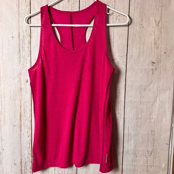 Eddie Bauer Pink Racerback Athletic Workout Tank Top Sz M - Image 2