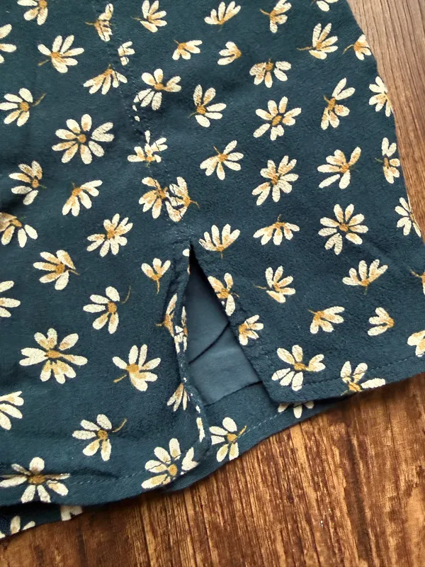 Women’s Cooperative Blue Floral Mini Skirt - Size 2 - Image 6