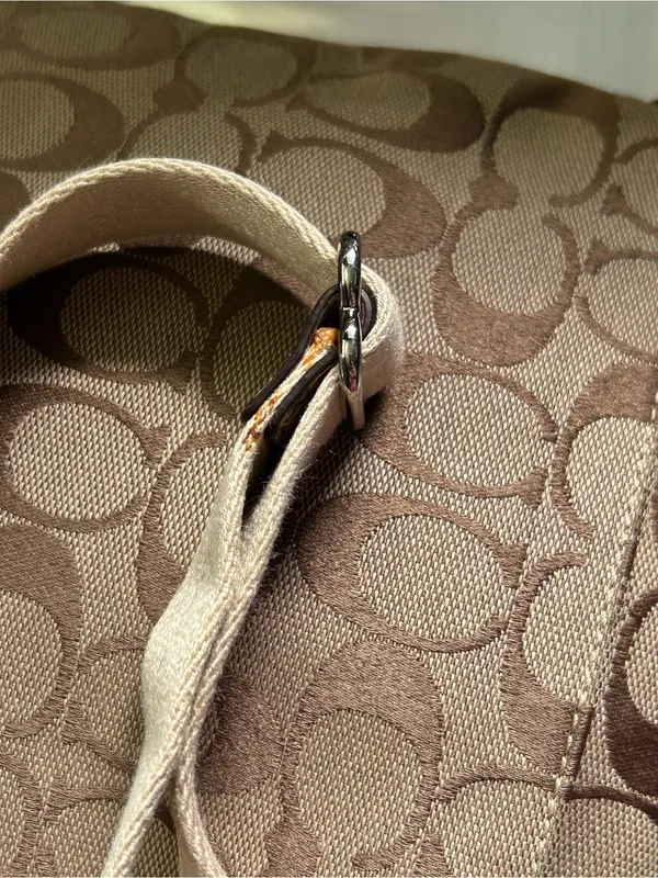 Coach Women’s Sutton Signature Python Swingpack Crossbody Bag - Image 14
