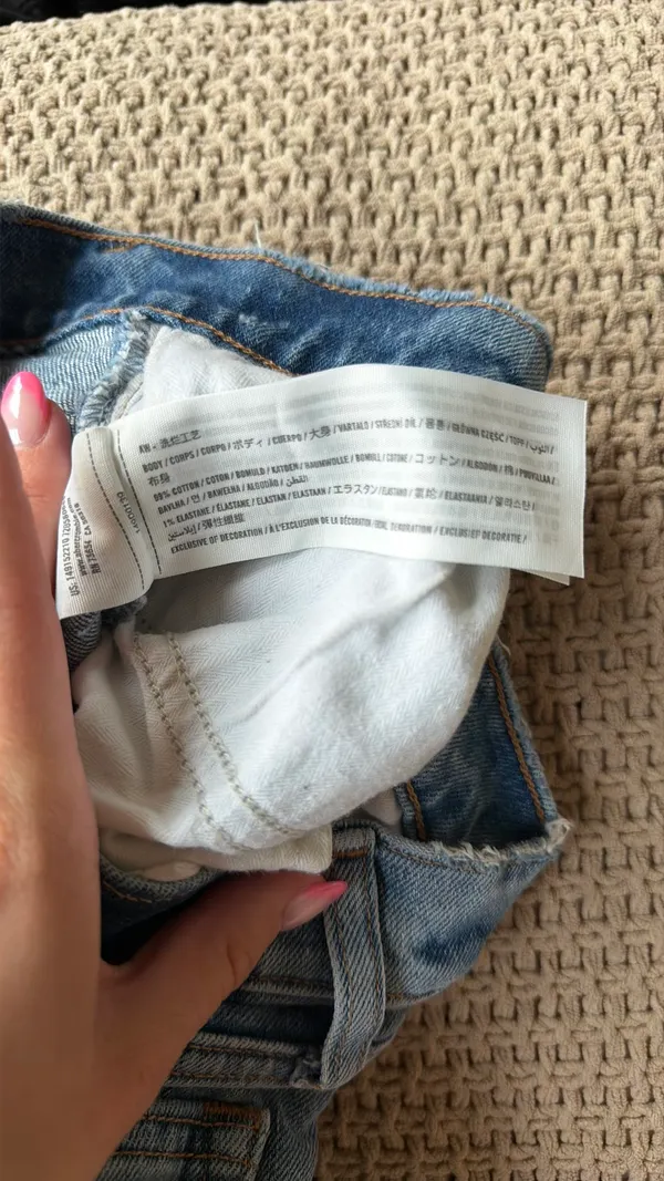 Abercrombie Curve-Love Denim Shorts - Image 4