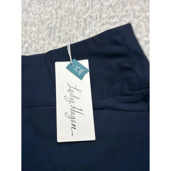 Lady Hagen Womens 7 Inch Tummy Control‎ Golf Shorts Dark Navy WGH14401 XS NEW - Image 2