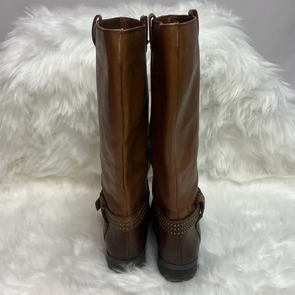 Jessica Simpson Riding Boots Brown‎ Winter Haze Women's Size 8.5 B41 - Image 7