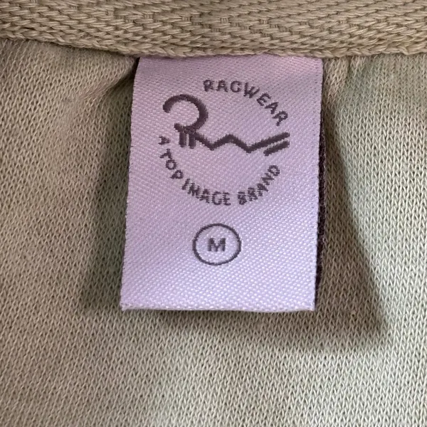 Ragwear Great Wolf Lodge Sage Green‎ Chenille Graphic Hoodie Womens Medium M - Image 3