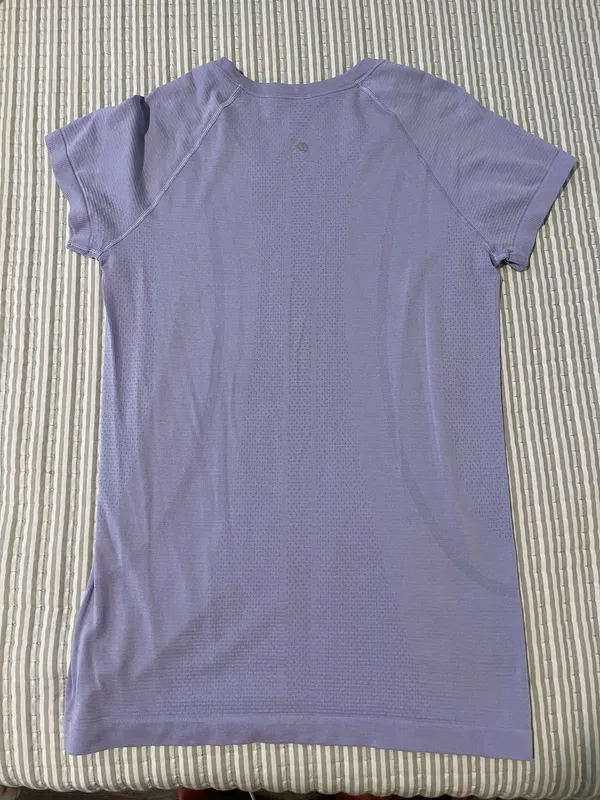 Lululemon Swiftly Short Sleeve Purple - Image 2