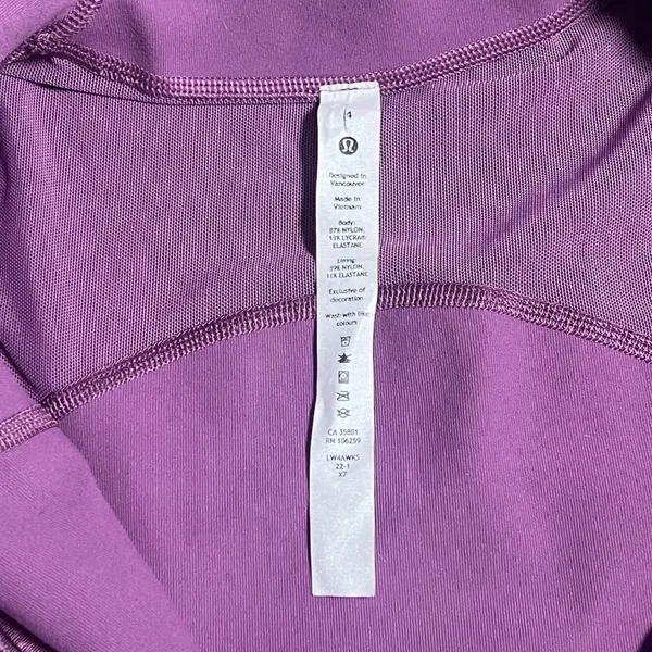 Lululemon Define Jacket Size 4 Purple Troon North Luon Full Zip Yoga Layer - Image 3