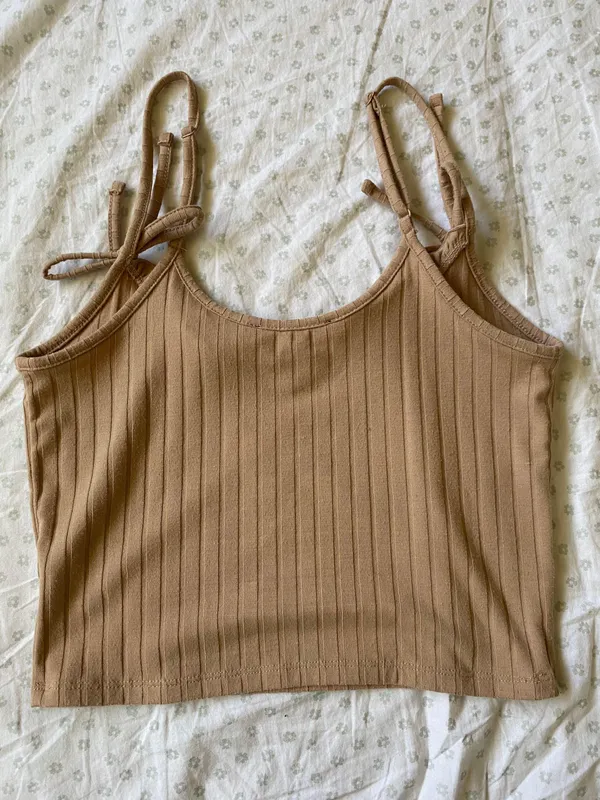 Forever 21 Brown Crop Top - Image 3
