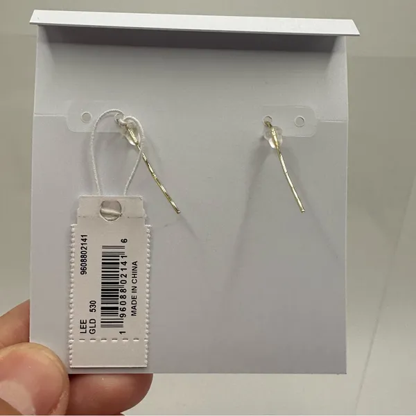 Kendra Scott Lee Gold Drop Earrings in Lilac Abalone NWT - Image 4