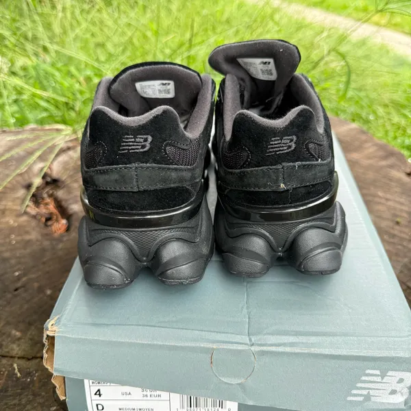 New Balance 9060 black sneakers #newbalance #trainers women size 4 - Image 3