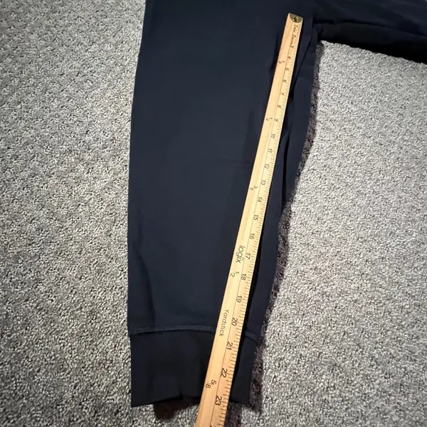 Zara Joggers Women L‎ Black 100% Cotton Drawstring Sweatpants Relaxed Fit - Image 7