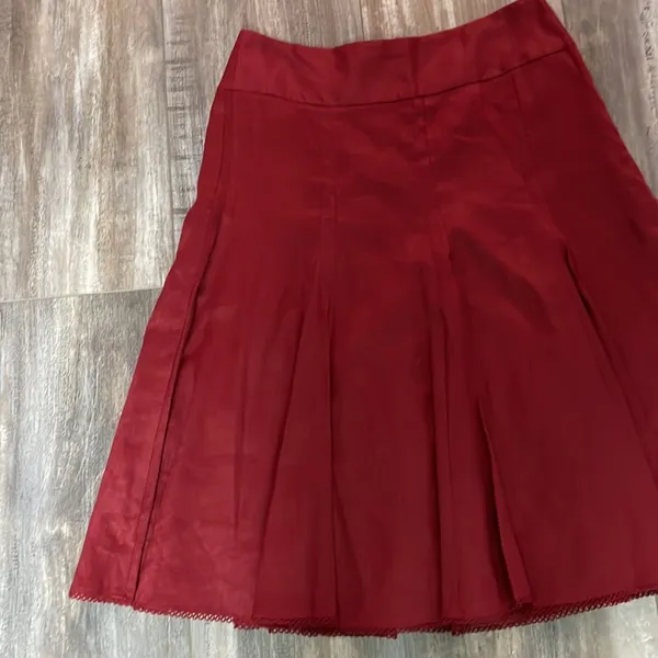 Ann Taylor lined linen skirt - Image 3