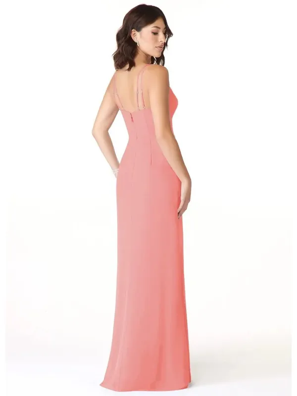 AZAZIE Leo Coral Bridesmaid Black Tie Gown Size A4 / Small NEW NWT - Image 4