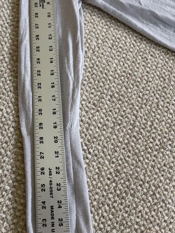 Banana Republic Women's Gray Open Front Cardigan - Size M - Image 10