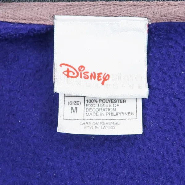 Vintage 90s Disney Store Exclusive Eeyore One Gloomy Guy Purple Sweatshirt - Image 6