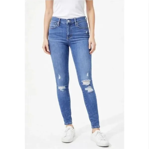Levi’s 720 High Rise Super Skinny Distressed Jeans Size 26 - Image 2