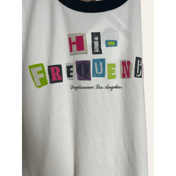 Daydreamer High Frequency Graphic Colorblock Crewneck T-Shirt Size XL - Image 6