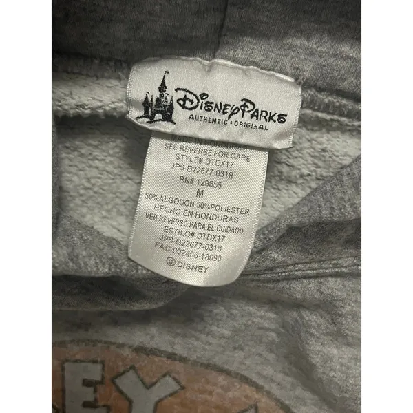 Vintage Disney originals Mickey Mouse grey hoodie - Image 3