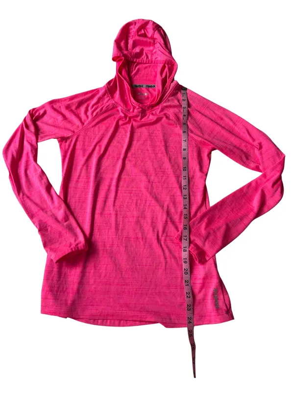 Reebok hooded athletic long sleeve shirt - Image 5