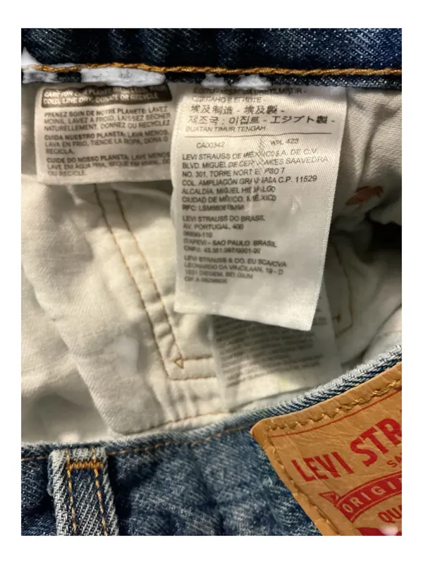 Vintage Levi’s 501 Original Fit Jeans Medium Wash Blue Denim W31 L30 - Image 5