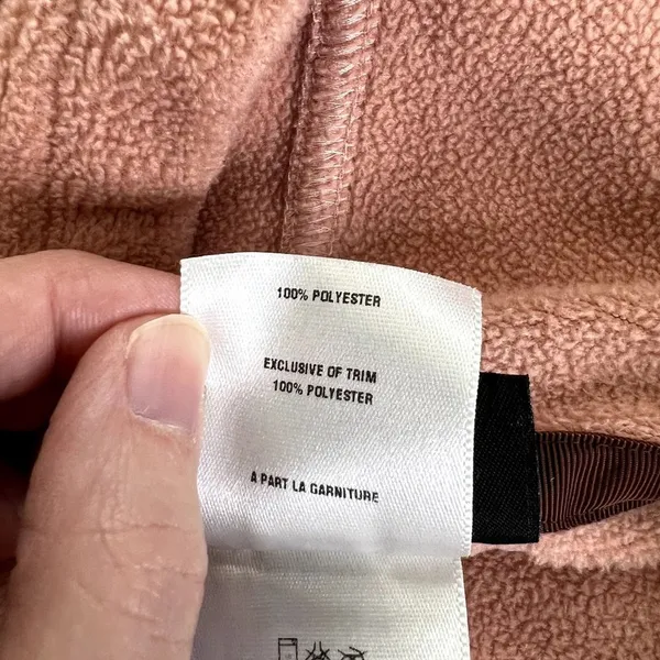 Patagonia Pink Full Zip Fleece Jacket - Image 7