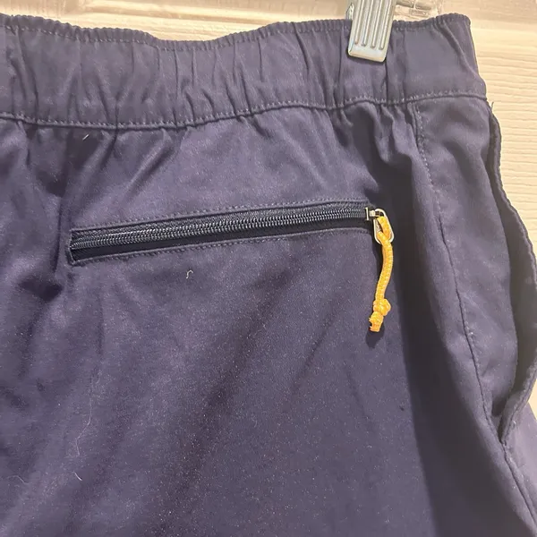 The North Face Class V 4" Pull-On Shorts‎ Women's Sz Large Navy Blue Pockets - Image 7