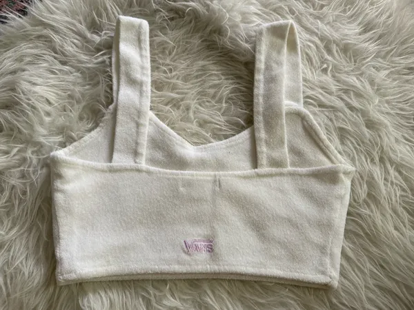 Vans Terry Cloth Bralette/Crop Top - Image 2