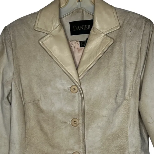 Danier‎ Leather Blazer Size XS - Image 2