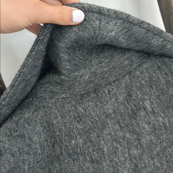 Gray Warm Coat Blazer Oversized XS - Image 6