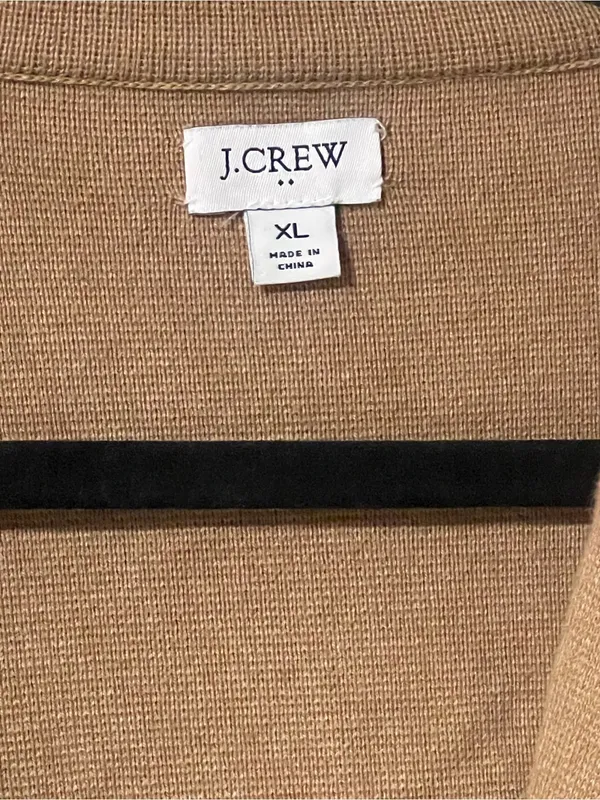 Preppy J. Crew Factory Schoolboy Sweater Blazer Size XL 100% Cotton - Image 4