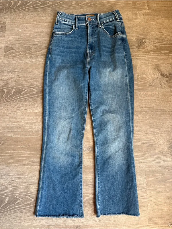 Mother Jeans The Hustler Ankle Fray in Layover 24 - Image 2