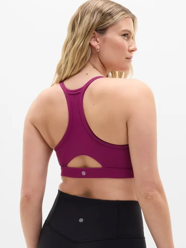New Athleta S Vital Sports Bra Wildberry Small Cup D-DD - Image 3