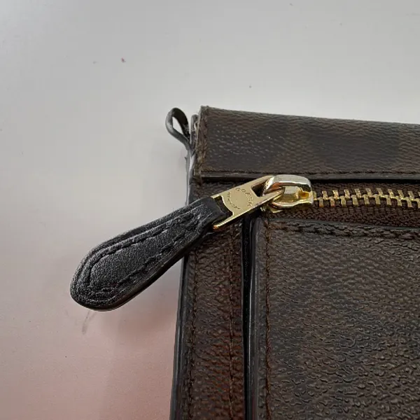 Coach Bifold Brown Signature Coated Canvas Wallet - Image 5