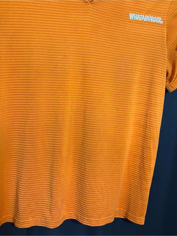 Whataburger women’s size small short sleeve employee blouse - Image 4
