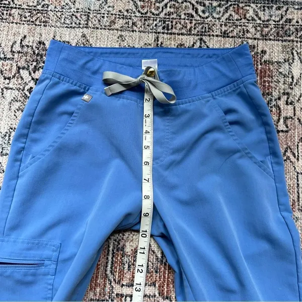 Figs Set Casma 3 Pocket Shirt and Zamora Jogger Pants Scrub Size XXS Petite Ceil - Image 16