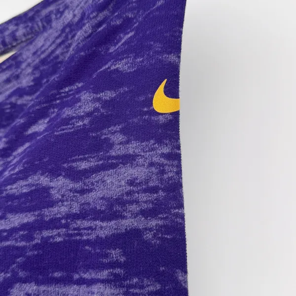 Nike NFL‎ Minnesota Vikings Women Medium Purple Space Dye Long Sleeve Top - Image 3