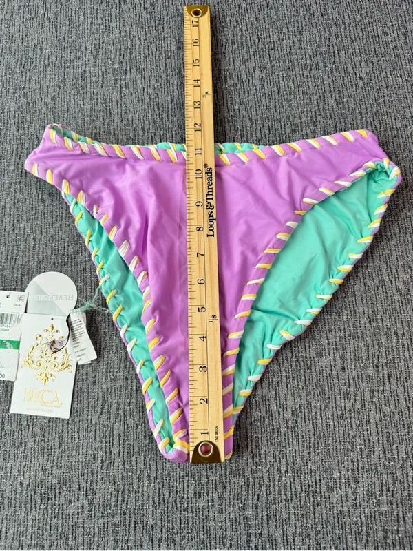 Becca Camille High Waist Reversible Bikini Bottoms - Image 5