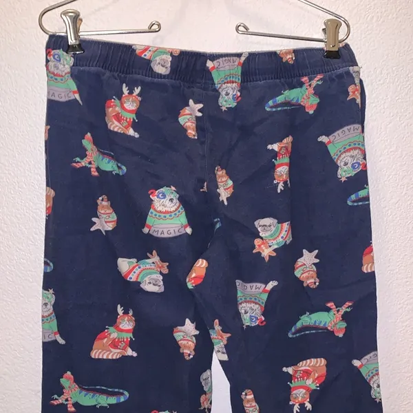 Old Navy blue animal print pajama pants - Image 7