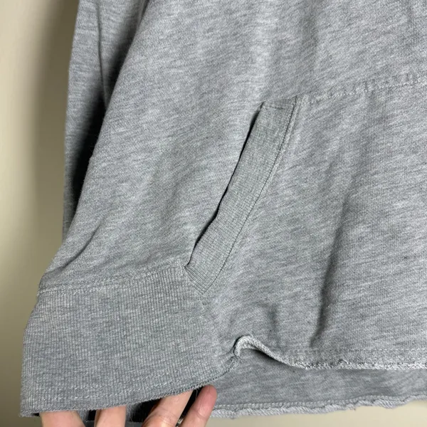 FP Movement All Sport Sweat Hoodie Grey Oversized Crop XS Free People - Image 6