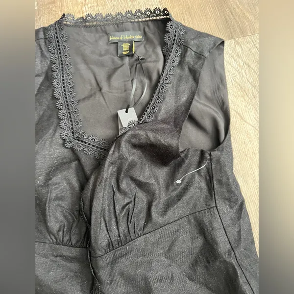 NWT house of Harlow‎ Black Lace Trim Vest and Shorts Set size xs - Image 13