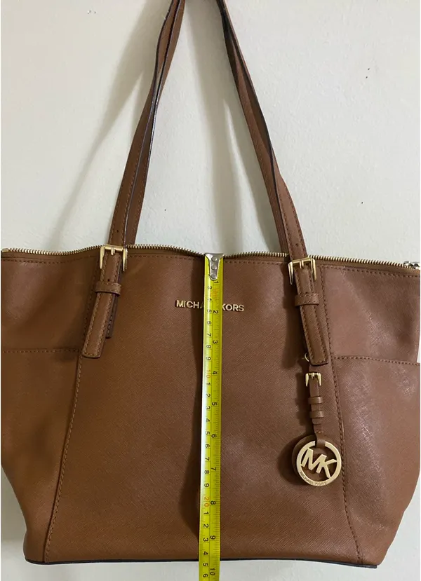 Michael Kors tan large leather tote bag - Image 11