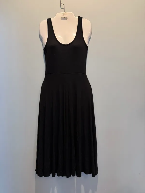 Marine Layer Lexi Fit and Flare black sleeveless midi dress Size XSmall NWT - Image 7