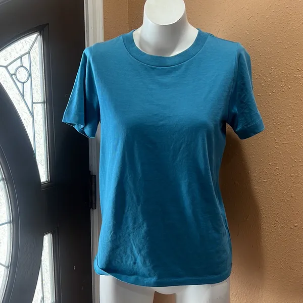 Madewell blue short sleeve t-shirt - Image 3
