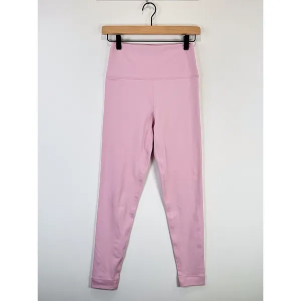 Set Active Womens Leggings Pink Luxform High Rise 7/8 Stretch Yoga Small - Image 3
