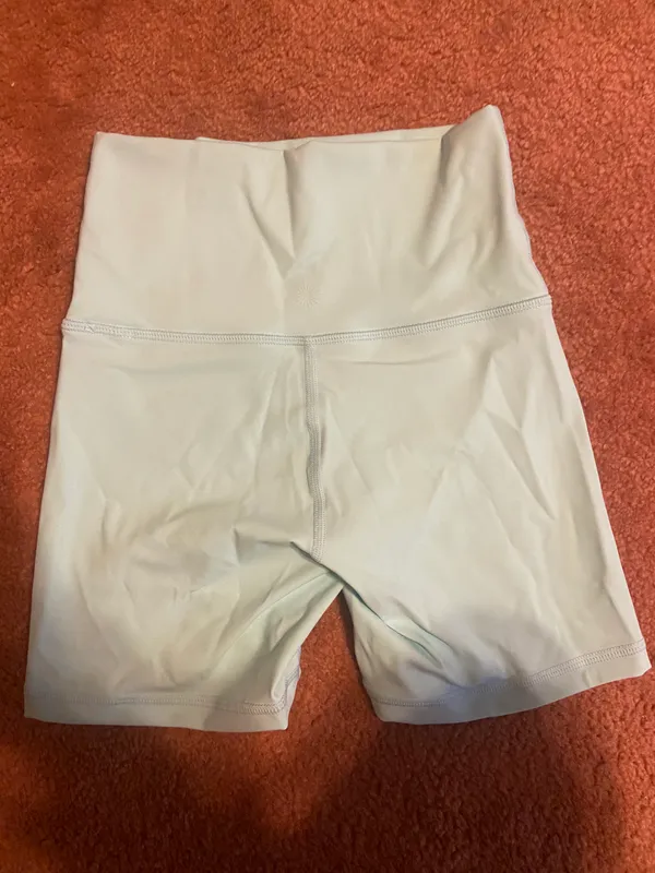 Light Blue Biker Shorts Aerie - Image 2