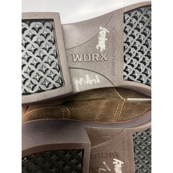 Worx by Red Wing Shoes Work Boots Womens 6.5W Brown Excellent Leather EH 5120 - Image 9