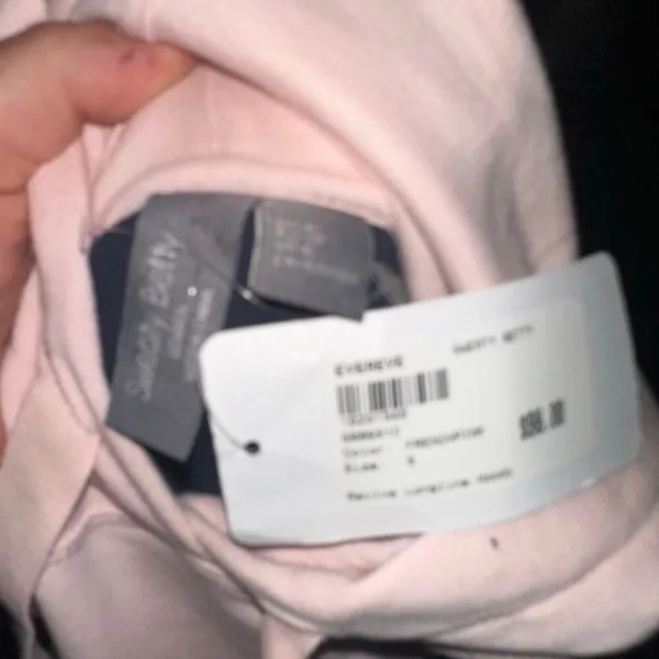 Sweaty Betty Evereve longline French pink S athleisure hoodie - Image 4