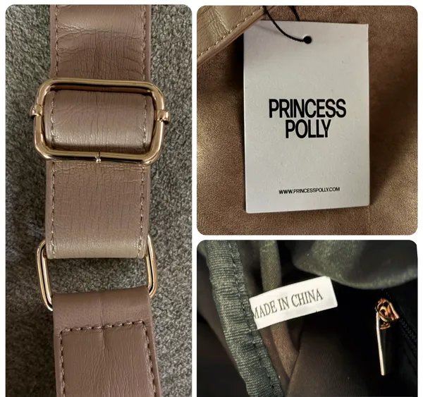 Princess Polly taupe faux suede crossbody - Image 13