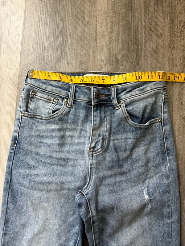 Risen Jeans Elevated Ease High Rise Straight Leg 25” Waist - Image 7