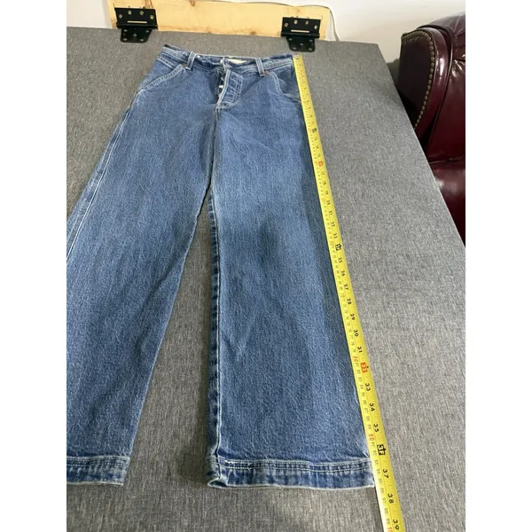 Levi's Premium Ribcage Straight Cargo Style Jeans Sz 26 - Image 2